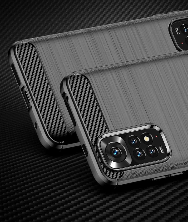 Xiaomi Redmi Note 12 / Note 11 / Note 10 - Удароустойчив Кейс CARBON