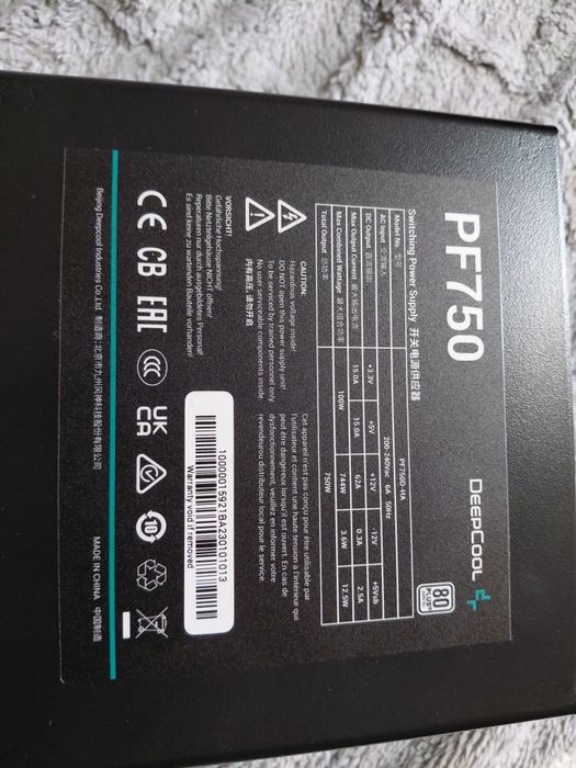 Блок питания Deepcool PF750