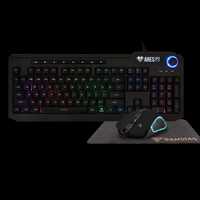 Коврик+клавиатура+мышь с RGB подсветкой