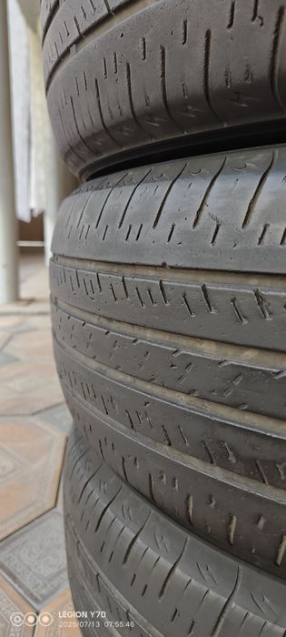 Шины 215/60 /17 от автомобиля BYD YuanUp в среднем состоянии.