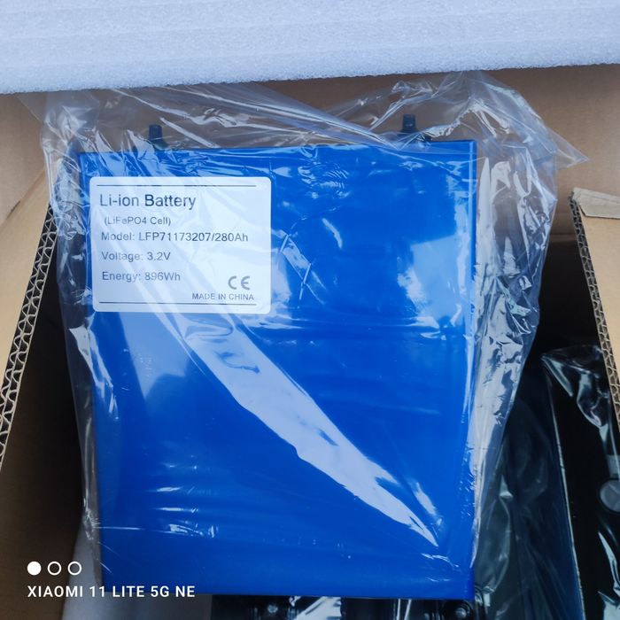 Baterii pt. stocare energie fotovoltaica , 17kw , cu celule 314Ah noi