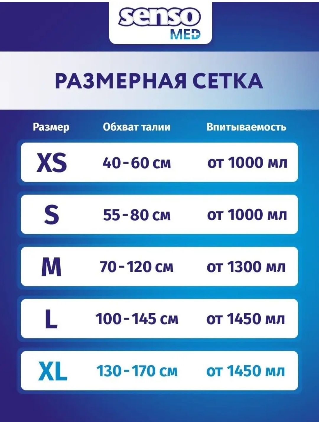 Подгузники для взрослых размер XL