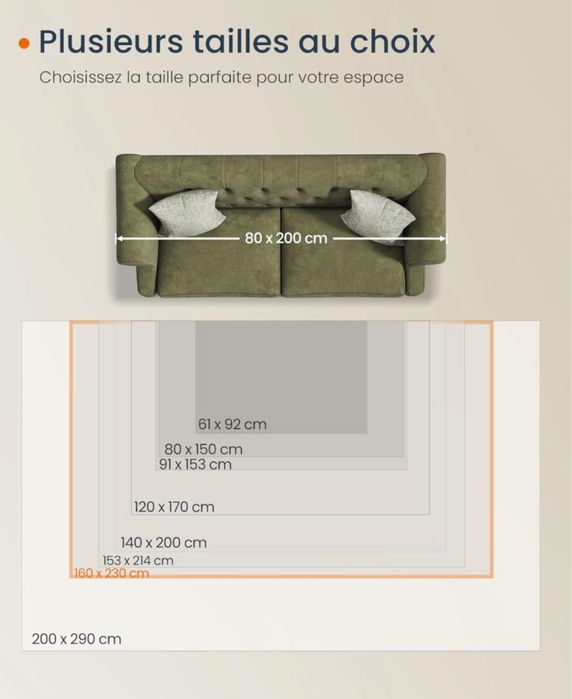 Декоративен килим 160х230 Songmics Home