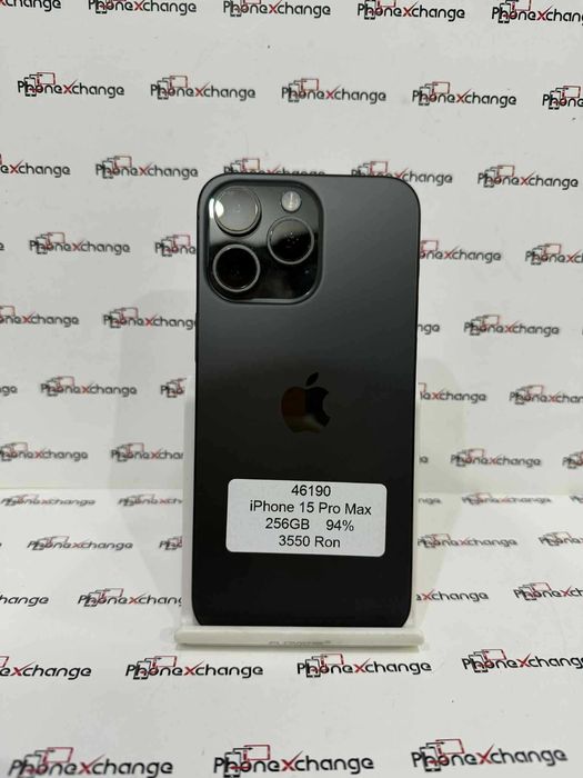 iPhone 15 Pro Max Black Neverlocked 256GB