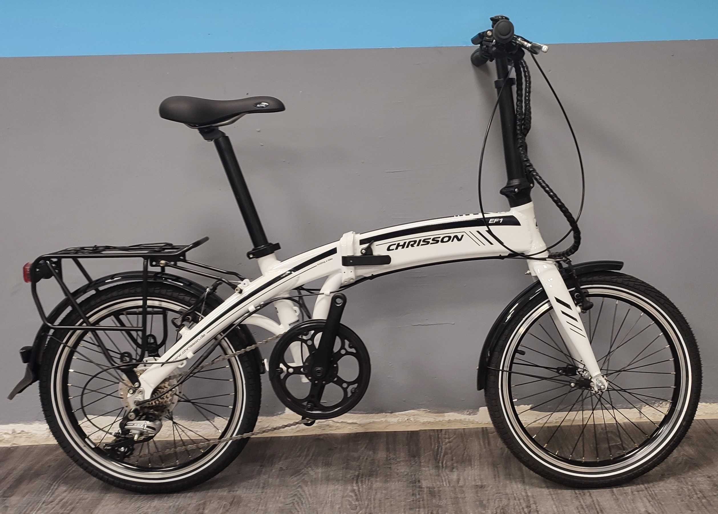 Сгъваем електрикчески  велосипед 20" 9 скорости със заден мотор Bafang