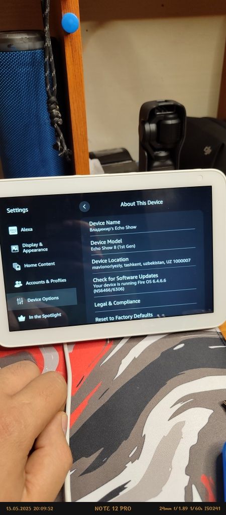 Умная колонка Amazon echo show 8 1gen alexa