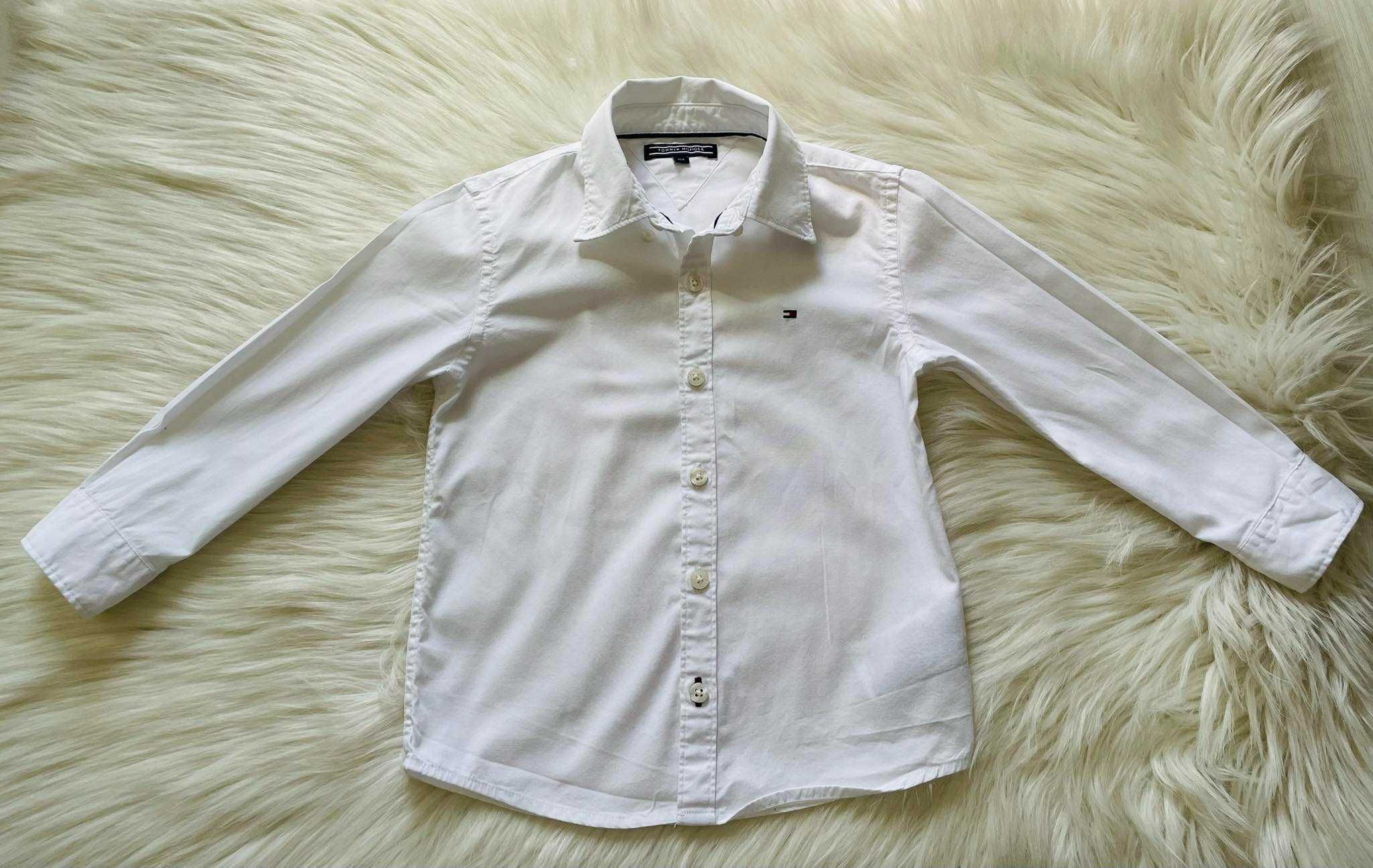 Camasa alba Tommy Hilfiger, pt baieti, marime 104