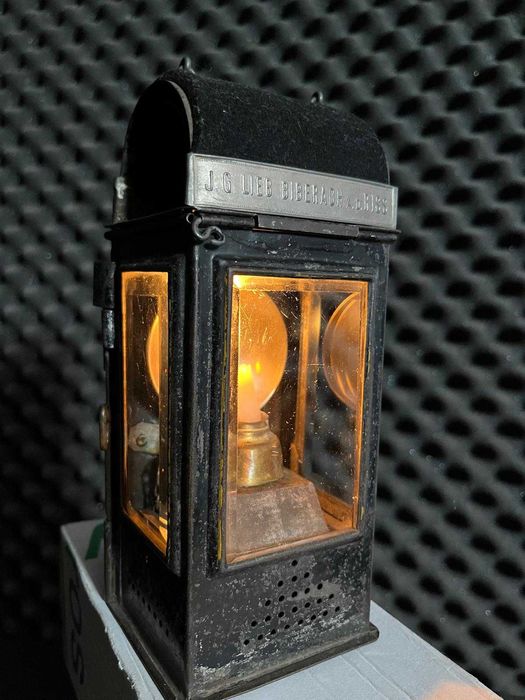 Lampa pompieri din anul 1900