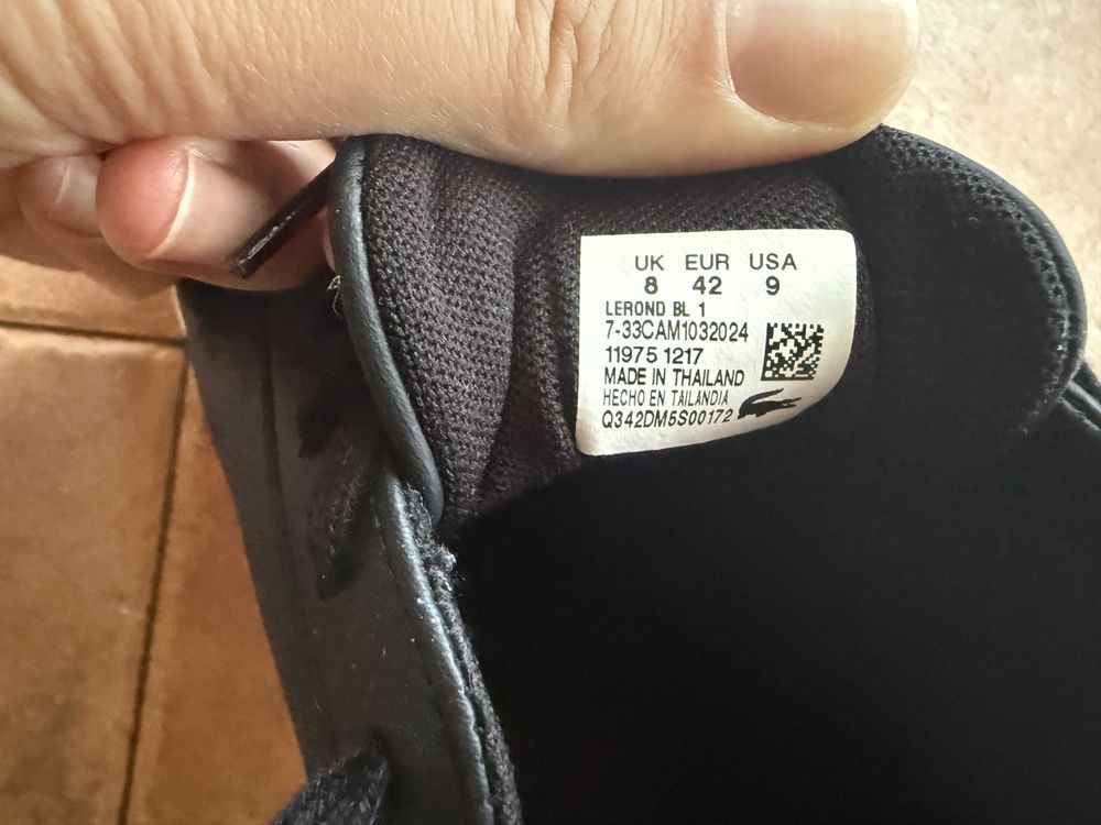 Маратонки/кецове Lacoste 42 номер кожени