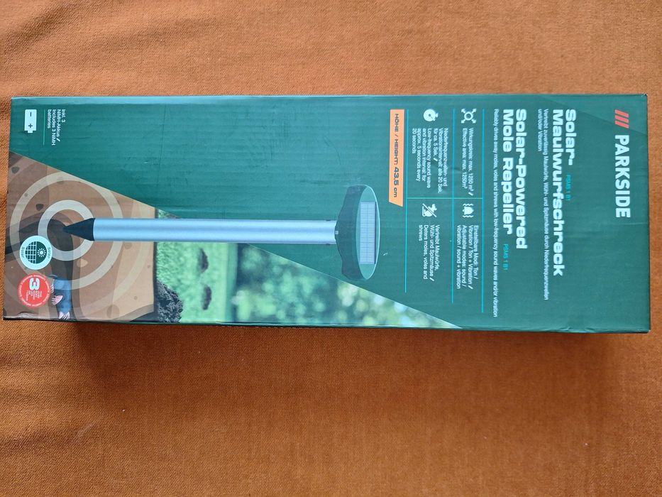 Dispozitiv solar contra daunatorilor de camp Solar Repeller, max625 m²