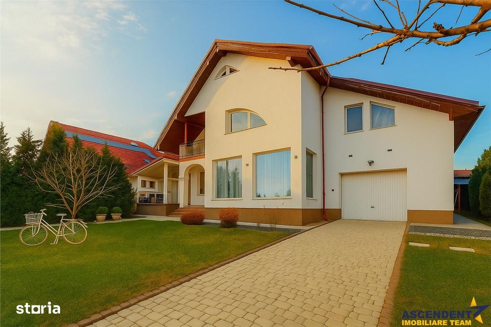 FILM&3D! Vila design rafinat,finisaje premium,curte,terase,garaj,foiso