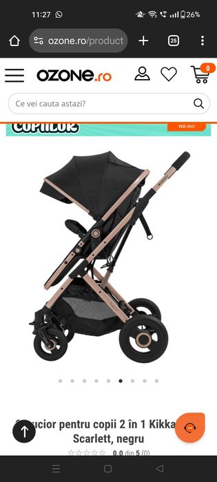 Carut 2 in 1 landou si parte sport