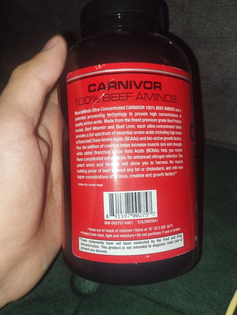 Carnivor Amino pachti yengi, 250 tadan koʻp ichida!
