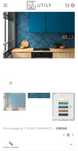 Gresie plank blue Ribesalbes 7×28 mat