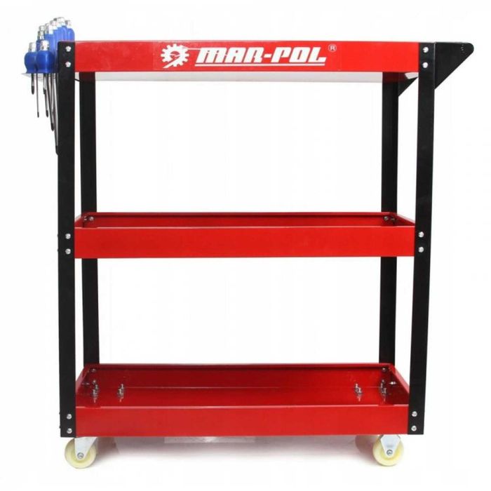 НЕМСКА Количка За Инструменти MARPOL С 3 Рафта + Подарък ЛЕД ФЕНЕР