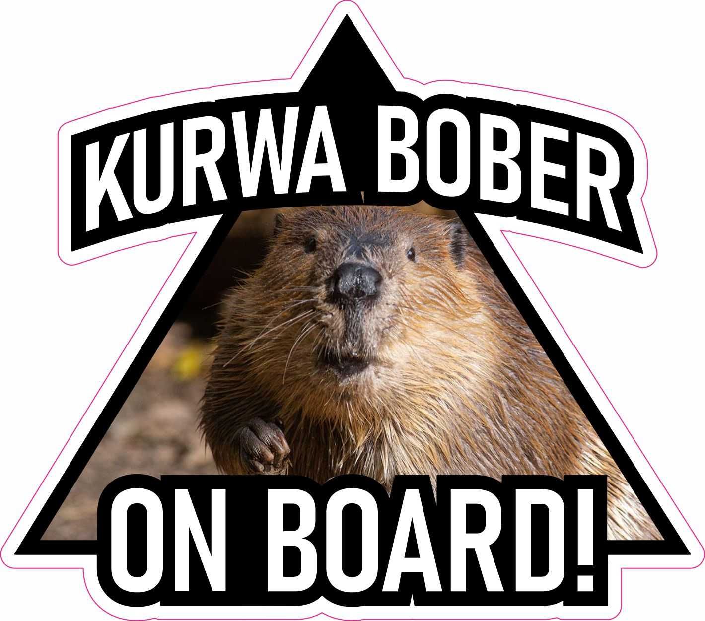 бобър в колата Kurwa Bober On Board