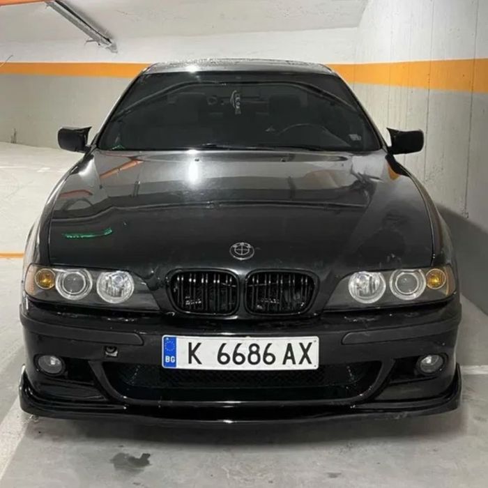 Спойлер за Предна Броня BMW E39 – Черен Гланц / M-Tech