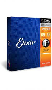 Оригинальные струны Elixir для электрогитары.