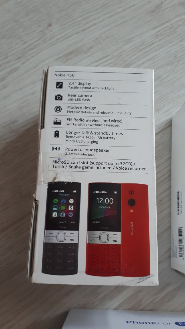 Nokia 150 Black  Telefon Nou in cutie