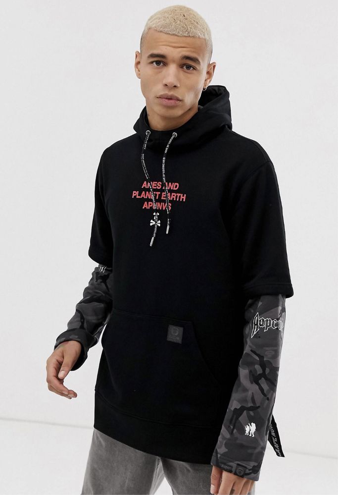 НОВ AAPE By A Bathing Ape Hoodie ОРИГИНАЛЕН мъжки суичър/худи - р.М