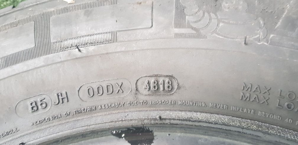 Anvelope 2x225 75 16c michelin dot 18 mm 5