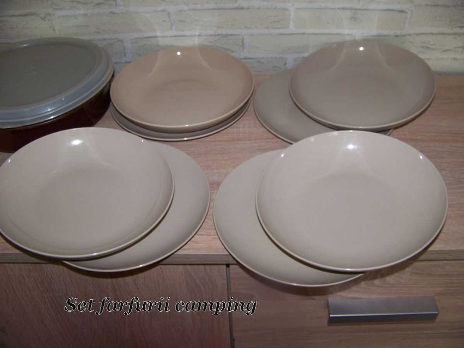 Set farfurii camping si altele