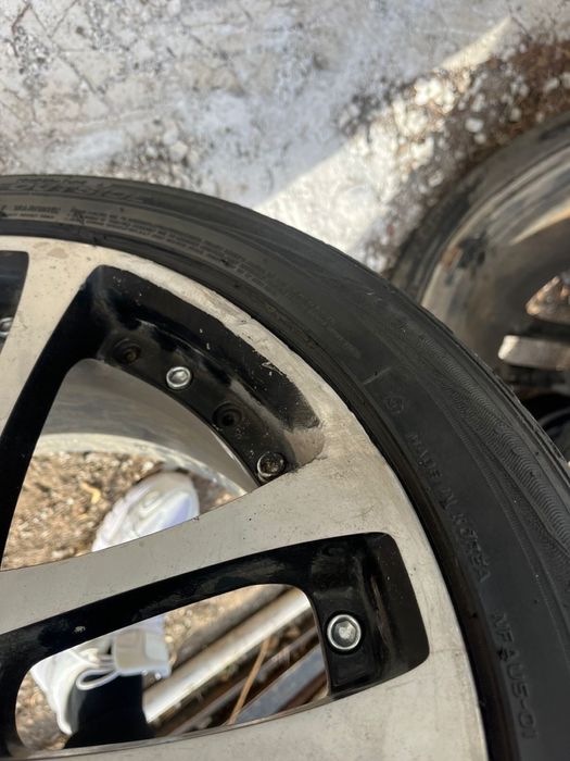 Продам диски с резиной рельсы r17