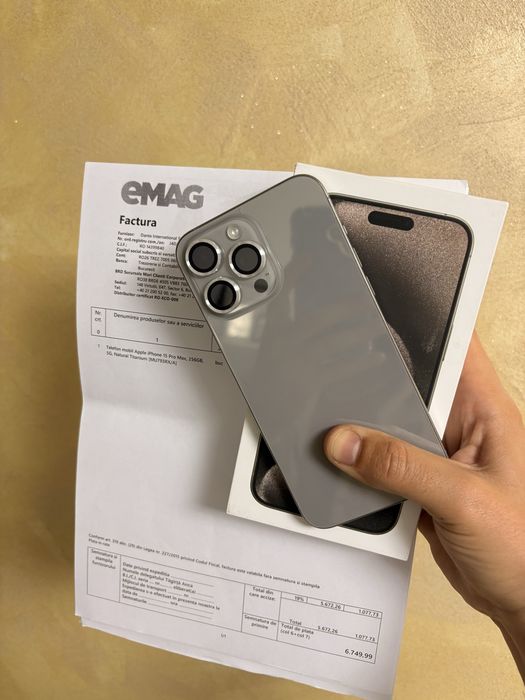 Iphone 15 Pro Max Natural Titanium