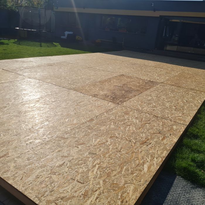 Închiriere podea pentru cort, evenimente. Podea OSB