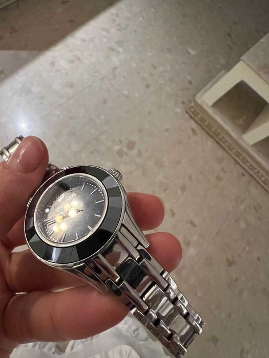 Ceas Swarovski de damă, argintiu