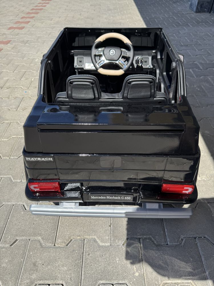 Акумулаторна количка Mercedes G650 Maybach 4x4 с меки гуми