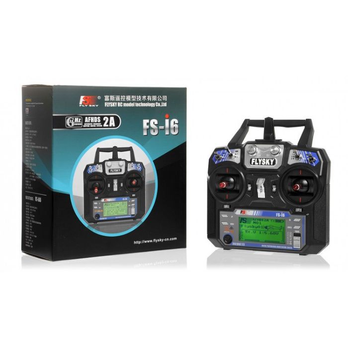 Radiocomanda FlySky + Receptor telemetrie navomodel drona aero