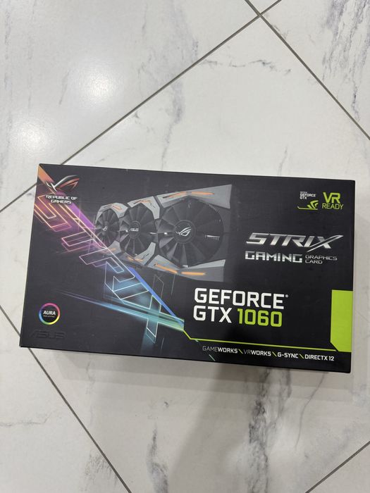 Geforce gtx 1060 6gb  strix gaming