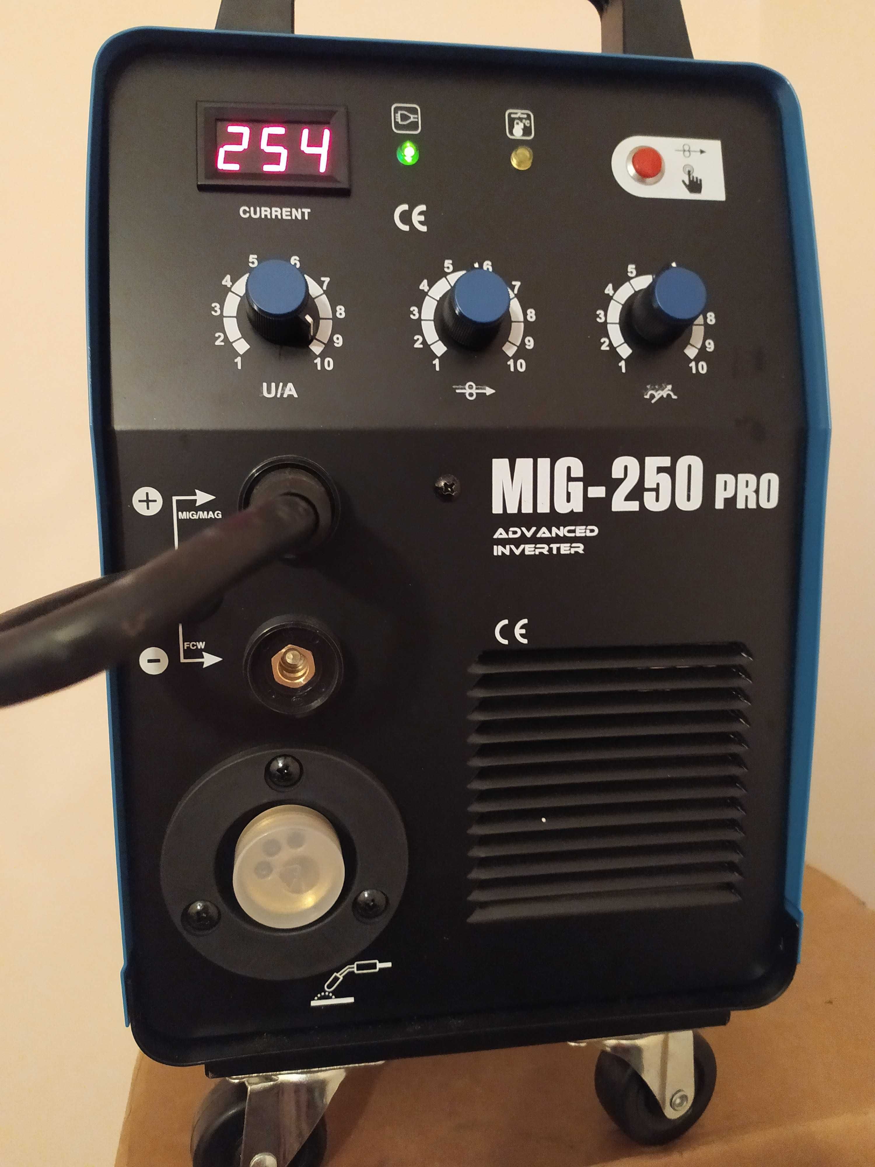 МАХ PROFESSIONAL Телоподаващо MIG 250А -4м. шланг-Телоподаващ апарат