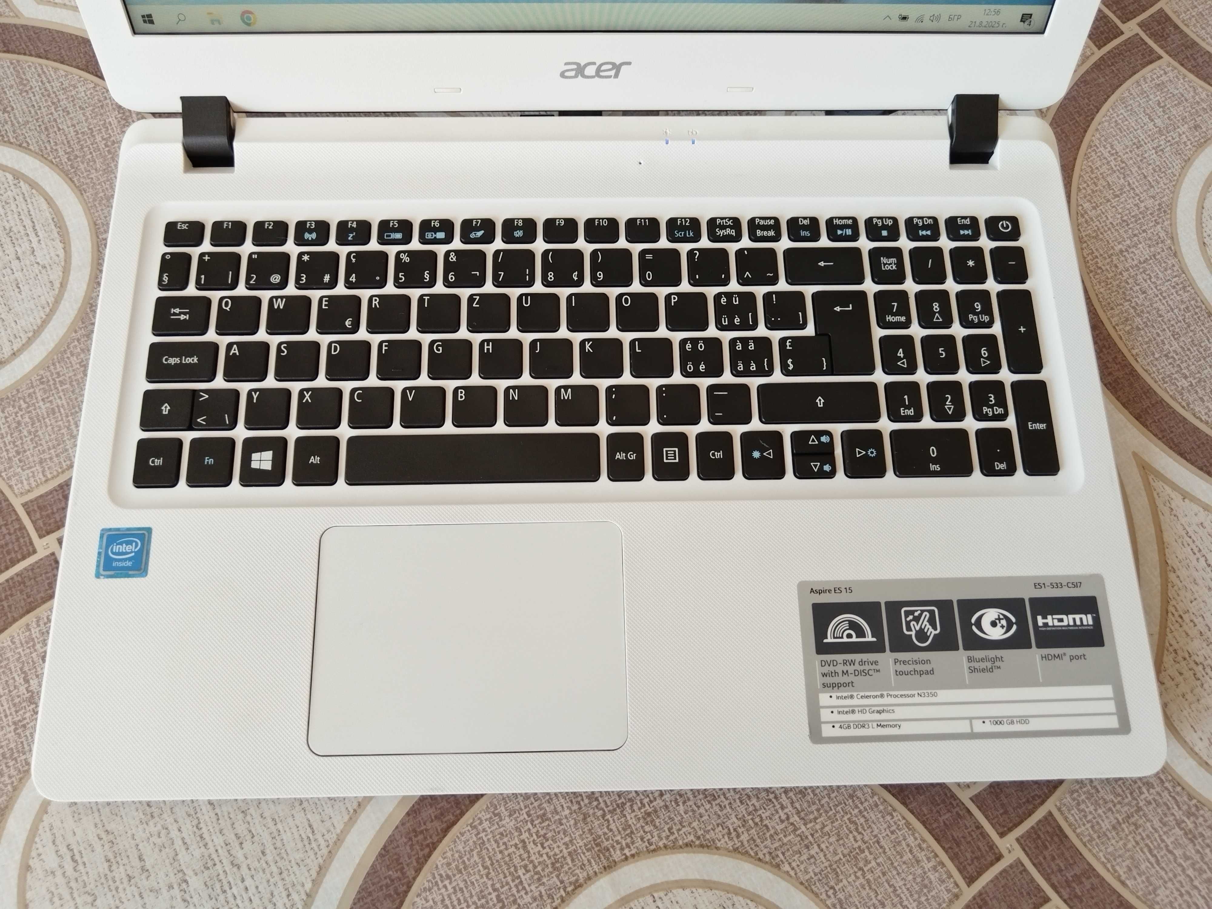 Лаптоп Acer Aspire ES1-533
