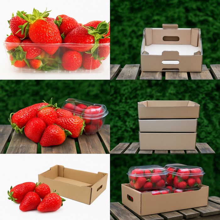 Картонени щайги и тарелки