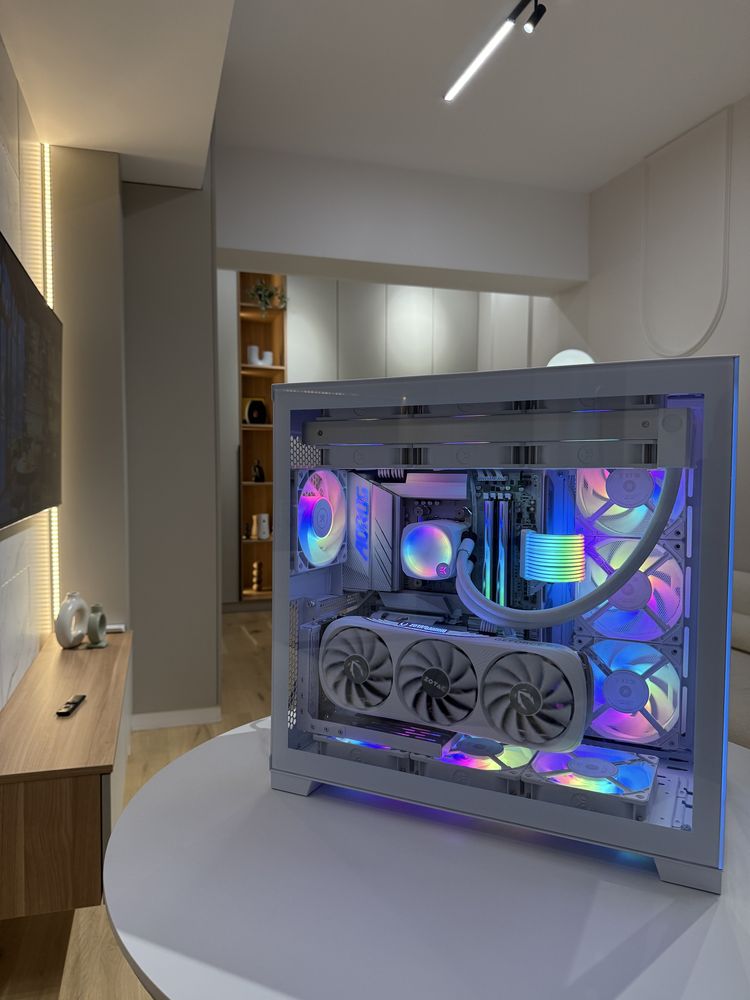 PC High-End Gaming  WHITE Edition– 4080S, 7800X3D, G.Skill 64GB DDR5