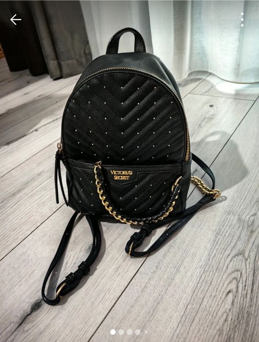 Rucsac Victoria's Secret, feronerie aurie, bretele subțiri, geantă, po