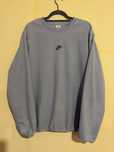 Nike Fleece Center Swoosh Sweatshirt.