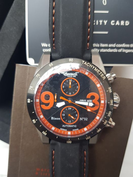 Vând ceas automatic Ingersoll Bison 32