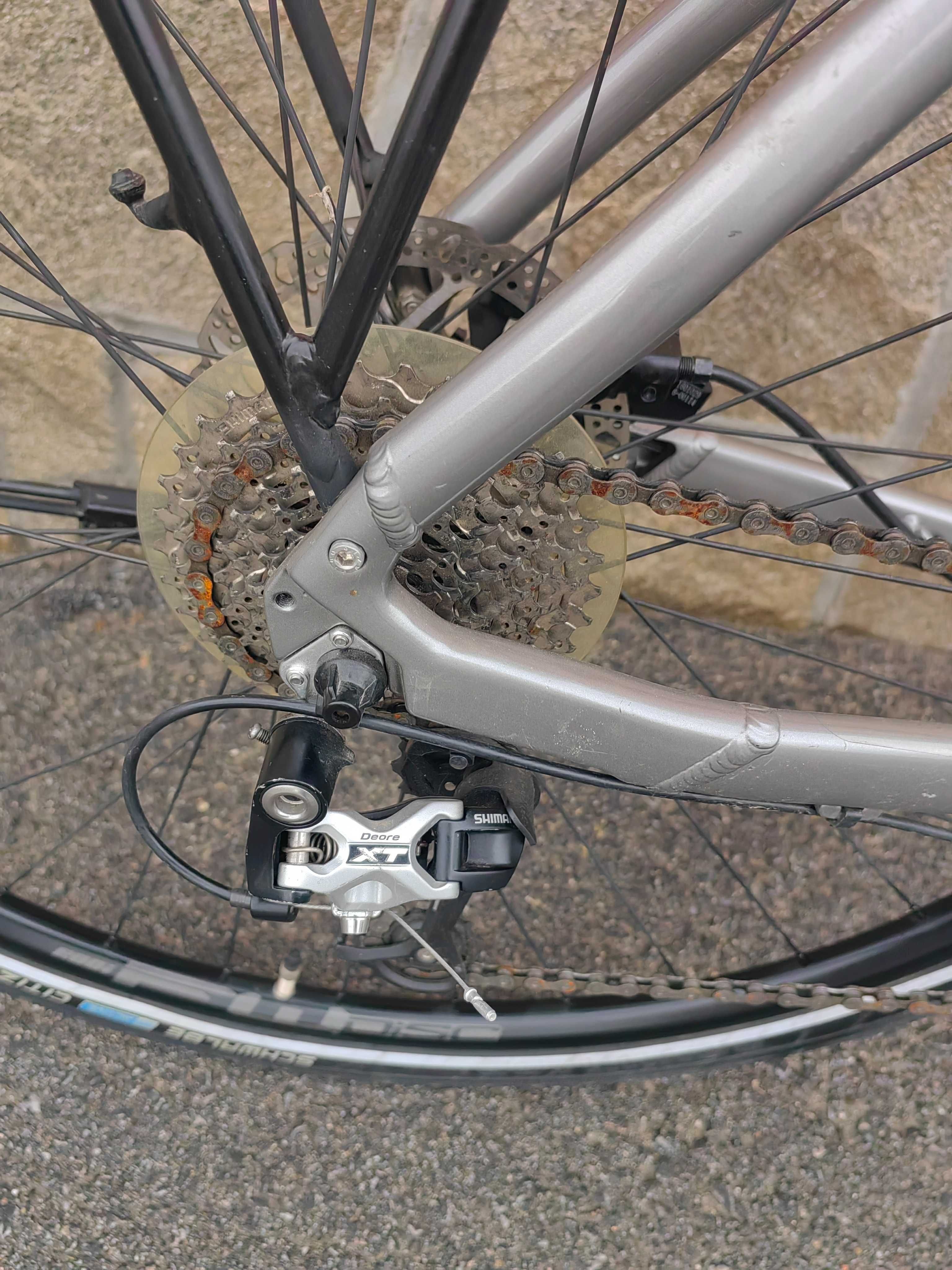 28" Bike manufaktur, L размер, хидравлични спирачки, трекинг велосипед