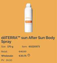 After Sun • Spray Doterra
