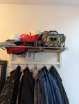 Cuier hol lemn+metal ikeea