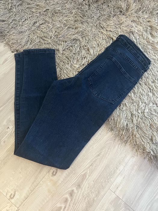 Дамски дънки Stradivarius , Mom jeans , кожен клин