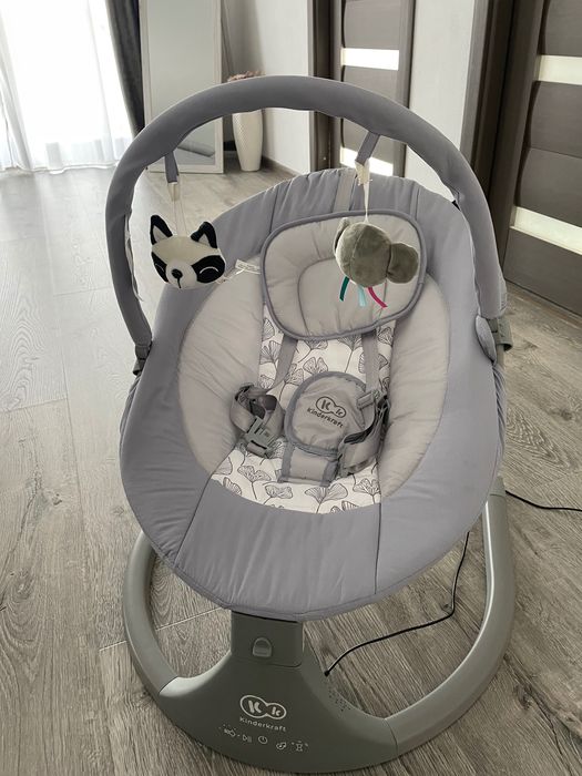 Leagan electric 2 in 1 Kinderkraft LULI, Gri