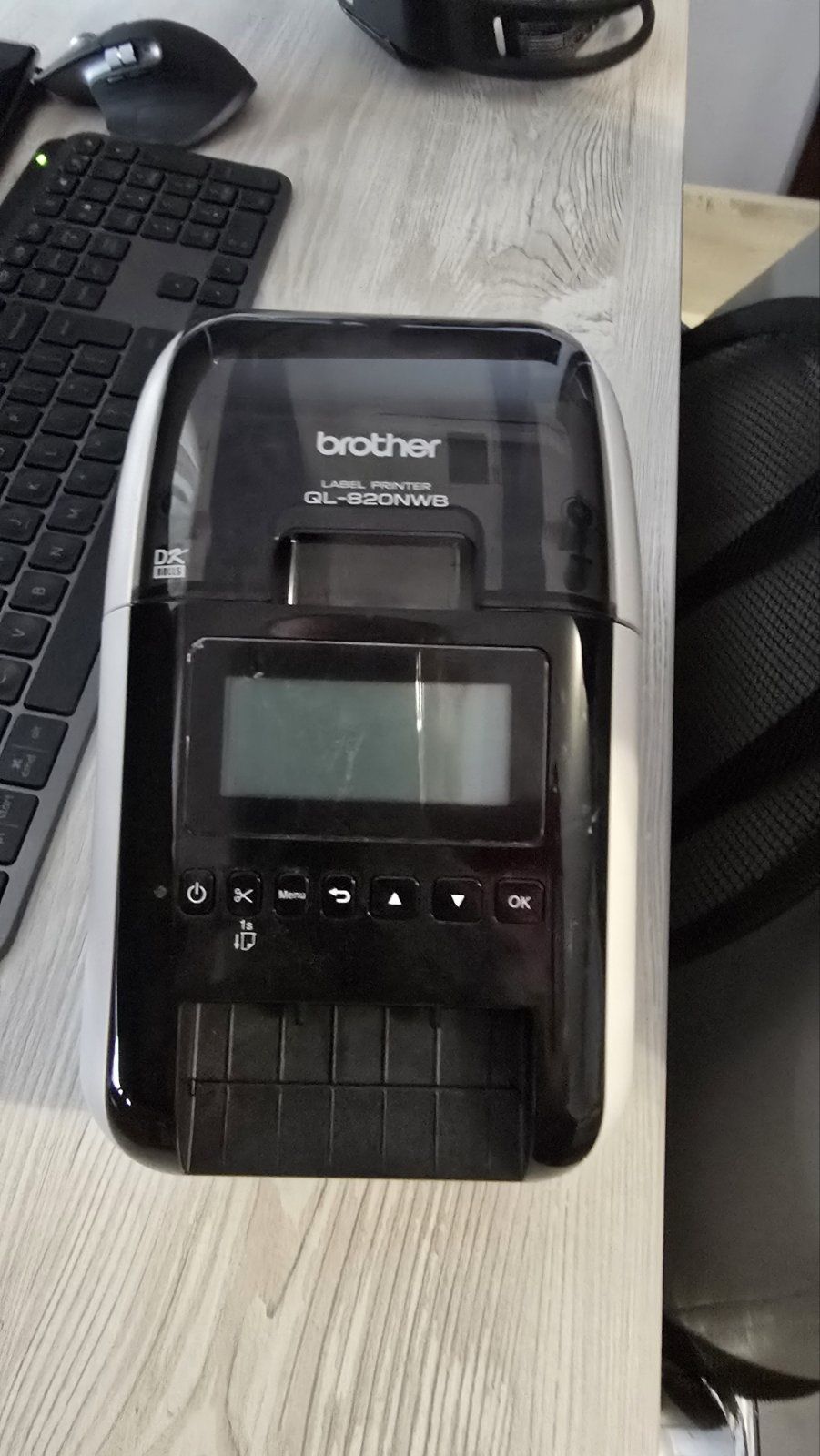 Като НОВ! ПРОМО цена за Brother Принтер за етикети QL820NWB