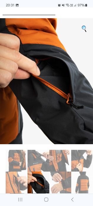 Geaca ski columbia impermeabilă barbati marimea L