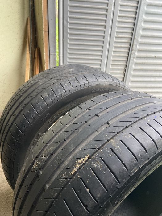 245/45/17 Continental Contisport contact 5 dot 0118