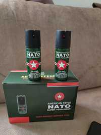 Spray Nato 60 ml / spray piper auto apărare animale sălbatice