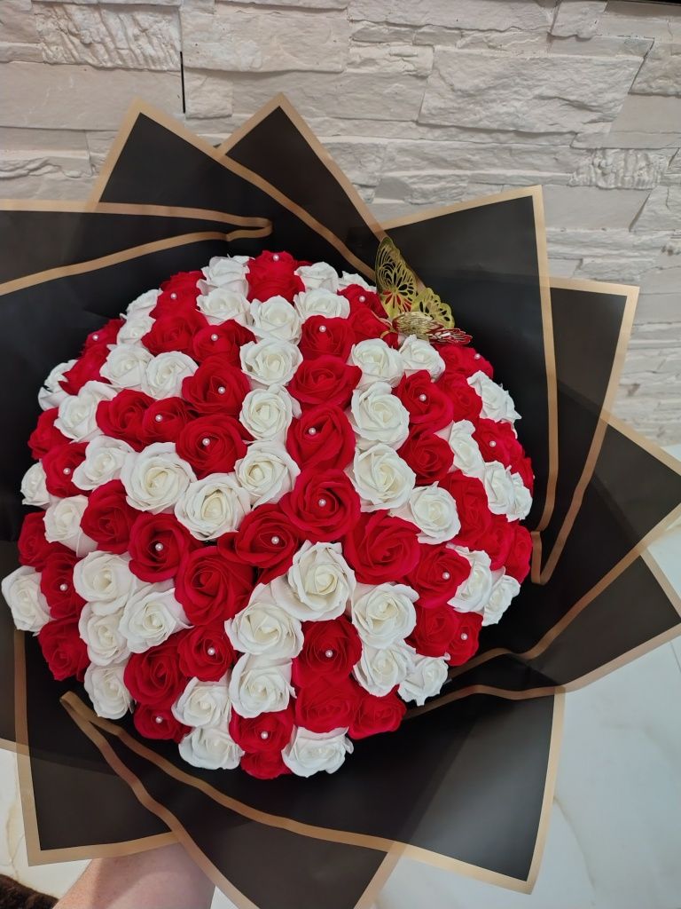 Buchet trandafiri de sapun